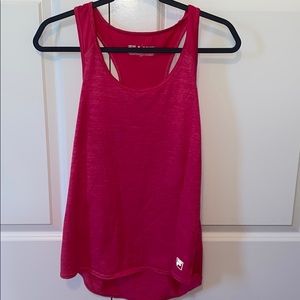 pink FILA workout tank top